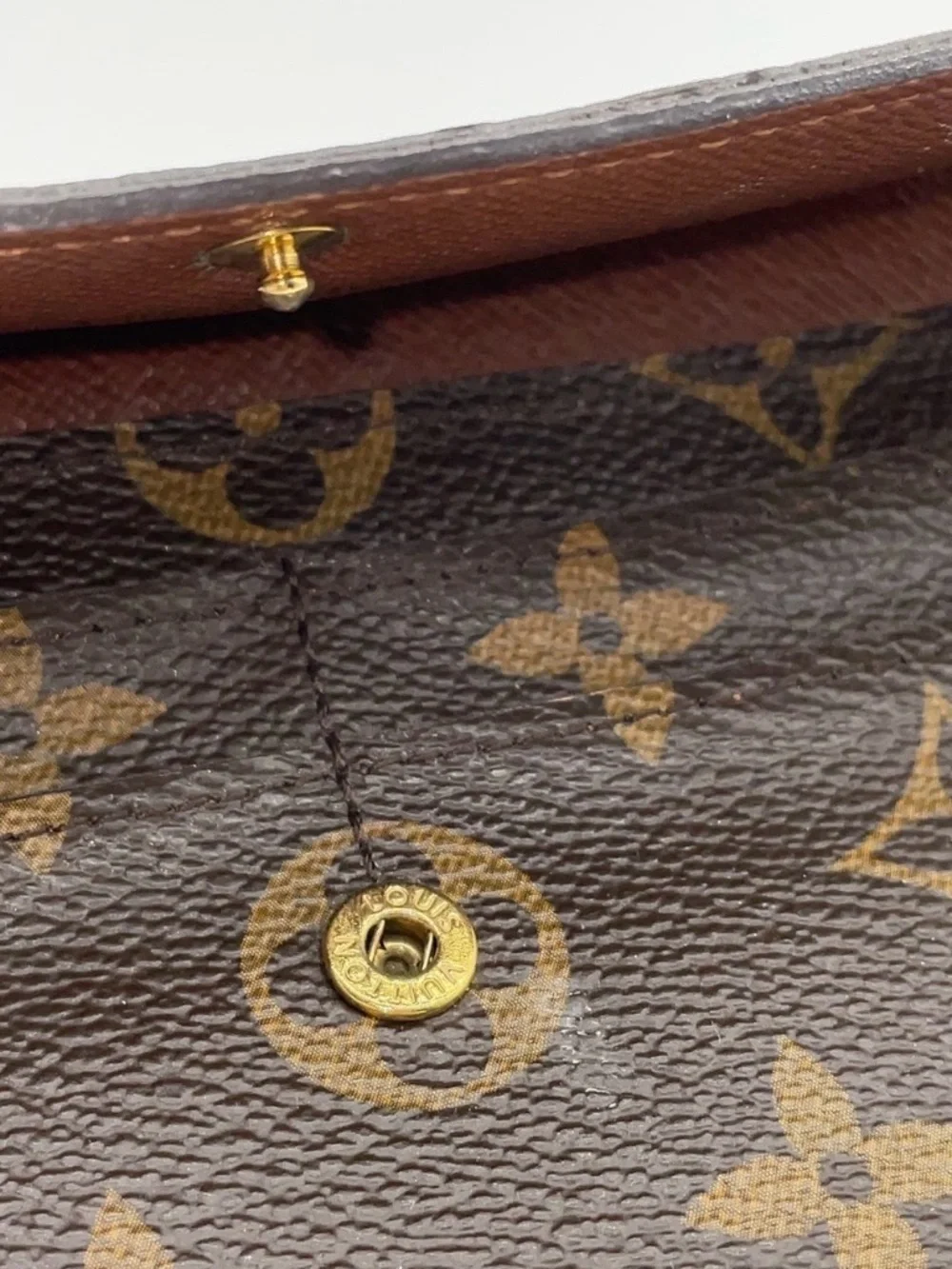 Louis Vuitton Monogram Long Card & Key Holder in Brown